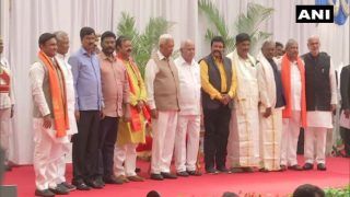 Karnataka CM Yediyurappa Expands Cabinet, 10 BJP MLAs Take Oath
