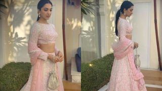 Kiara Advani Wears Manish Malhotra Chikankari Pink Lehenga, Looks Breathtaking in Viral Pictures