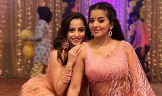 Bhojpuri Sizzler Monalisa And Nazar Fame Niyati Fatnani Flaunt Their Hot Sheer Saree Look in Latest Sultry Pictures