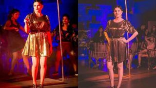 Haryanvi Desi Queen Sapna Choudhary Looks Breathtaking in Shimmery Bronze Dress And Fans Can't Keep Calm