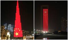 'Stay Strong': Burj Khalifa Lights Up in Red to Express Solidarity With China Over Coronavirus