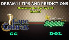 CC vs DOL Dream11 Team Prediction, Momentum One-Day Cup 2020, Match 14
