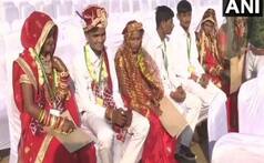 1100 Hindu, Muslim Couples Tie Knot At a Mass Wedding Ceremony in Ahmedabad