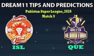 ISL vs QUE Dream11 Team Prediction, Pakistan Super League 2020, Match 9