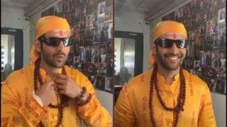 Kartik Aaryan Can't Stop Smiling as he Resumes Shooting For Bhool Bhulaiyaa 2 in Jaipur | Watch Video