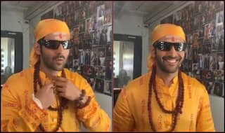 Kartik Aaryan Can't Stop Smiling as he Resumes Shooting For Bhool Bhulaiyaa 2 in Jaipur | Watch Video