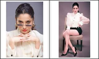 Ankita Lokhande's Sultry Pics in Sheer White Shirt-Black Skirt Will Brush Aside Your Mid-Week Blues