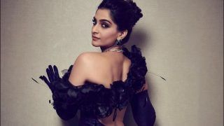 Sonam Kapoor Ahuja Sultry Poses in Body-Hugging Black Gown Set Fans Heartbeat Accelerating