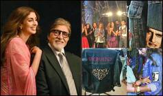 Shweta Bachchan Wears Big B's Portrait on Sleeves, Megastar Turns Emotional at Her Fashion Show