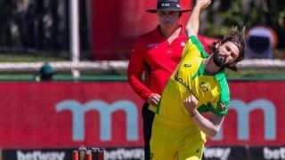 AUS vs NZ: केन रिचर्ड्सन का कोरोनावायरस की जांच के लिए हुआ टेस्‍ट, पहले वनडे से किया गया बाहर