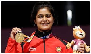 Manu Bhaker-Javad Foroughi Win Air Pistol Mixed Team Gold in ISSF President's Cup