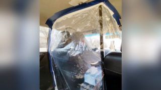 Coronavirus Scare: Cabbie Gets Creative, Makes Own Containment Pod in Car