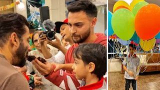 Salman Khan's Nephew Ahil Celebrates 4th Birthday in Panvel, See Photos