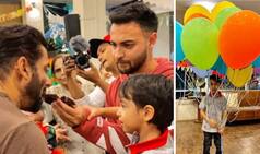 Salman Khan's Nephew Ahil Celebrates 4th Birthday in Panvel, See Photos