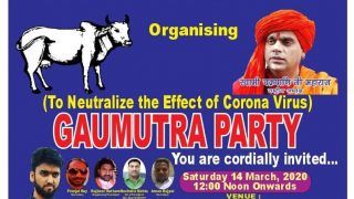 Coronavirus: Hindu Mahasabha's Gaumutra Party Today in Delhi; Poster Goes Viral