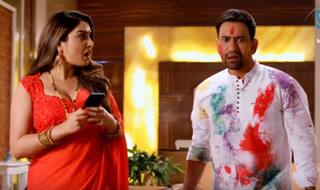 BHOJPURI HOLI SONG: निरहुआ के रंग लगाने से ख़फा हुईं आम्रपाली, बोलीं- अभी नहीं...