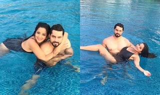 Bhojpuri Bomb Monalisa Looks Smouldering Hot in Black Bikini, Shares Throwback Pictures With Hubby Vikrant Singh Rajpoot