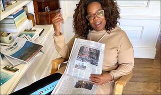 Oprah Winfrey's Stage Fall Makes Her Pull a Michelle Obama, Cracks up Fans With 'Meme' Comparison