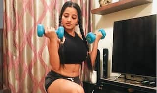 Monalisa Flaunts Her Midriff Abs as She Workout During Coronavirus Lockdown