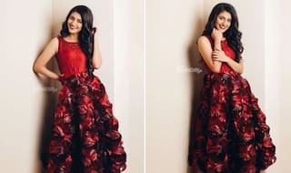 Priya Prakash Varrier Paints The Town Red in Gorgeous Dress And Contagious Smile