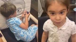 Karan Johar Shares Aww-dorable Video of Twins Yash, Roohi as They Goof Around With Grandmother Hiroo Johar
