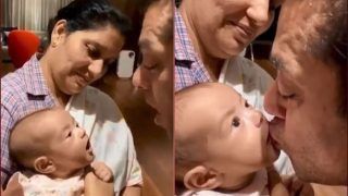 Salman Khan's Coronavirus Concern Goes For Toss, Lands Innumerable Kisses on Ayat Sharma's Lips | Watch
