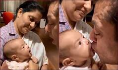 Salman Khan's Coronavirus Concern Goes For Toss, Lands Innumerable Kisses on Ayat's Lips