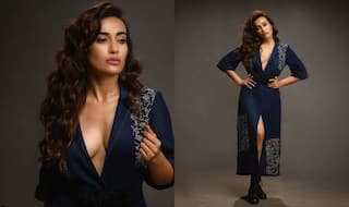 Naagin Fame Surbhi Jyoti Goes Bold in Sexy Blue Dress, Her Sultry Pictures go Viral