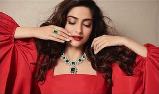 Sonam Kapoor Ahuja Paints Fans Monday Blues Red, Flaunts Elizabeth Taylor's Jewellery in Sultry Pictures