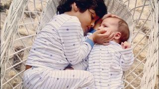 Lisa Haydon's Sons Nestled Together in Basket is Too Awwdorable For Our Hearts to Handle This Sunday!