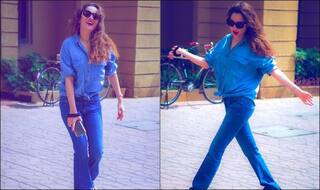Ankita Lokhande Looks Effortlessly Chic in Blue Shirt-Jeans Look, Floods Internet With Stylish Pics