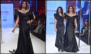 Karishma Tanna Sets Fans Heartbeat Accelerating With Her Gorgeous Look in Black Bow-Tie Gown