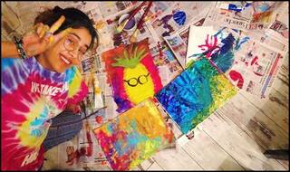 Janhvi Kapoor Unleashes The Painter in Her During COVID-19 Quarantine, 'I Love PineApple' Painting Goes Viral