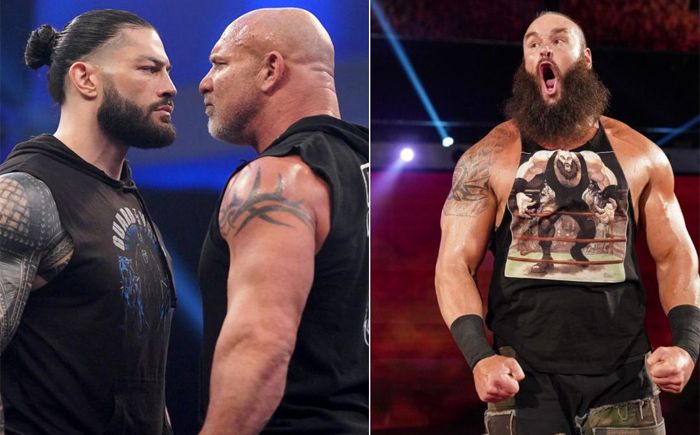 braun strowman roman reigns wwe