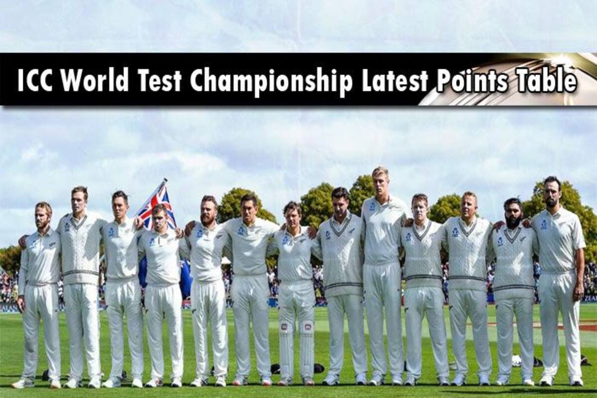 Icc World Test Championship Latest Points Table New Zealand Jump