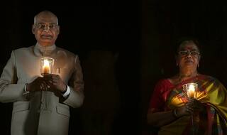President, Vice President, Ministers Light up Lamps, Vow to Fight Coronavirus Together