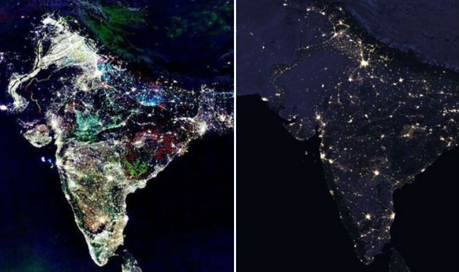 latest satellite map of india 2020 Netizens Share Fake Nasa Image Of India After Pm Modi S Request To latest satellite map of india 2020