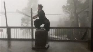 ‘Cyclonic Storm Dancer’ From Mizoram Leaves Fans in Tears of Laughter After Flaunting Samurai Moves Amid Heavy Rain | Watch
