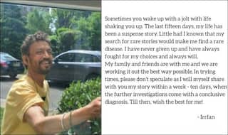 RIP Irrfan Khan! A Timeline on Bollywood Gem's Battle With Neuroendocrine Tumour Since March 2018
