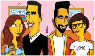 After Arjun-Anshula, Twinkle-Akshay and Ayushmann-Tahira Step Into The Simpsons World