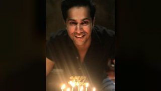 Varun Dhawan's Birthday Pictures: Actor Cuts Heart-Shaped Chocolate Cake With Family