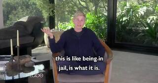 Ellen DeGeneres Slammed After She Compares Quarantine to Being in Jail, Quietly Deletes Video