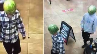 Shoplifters in Virginia Wear Watermelons on Head As Disguise to Rob a Store, Pics Go Viral