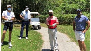 कोरोना काल में लंबे समय बाद कैडी के बिना गोल्फ कोर्स में उतरे भारतीय गोल्फर्स