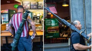 Anti-Lockdown Protesters Enter North Carolina Sandwich Shop Armed With Guns & Rocket Launcher, Mocked Online