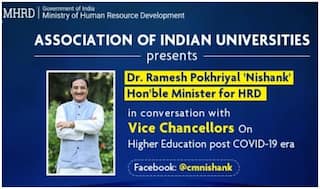 कोरोना युग के बाद की स्थिति को लेकर HRD मंत्री रमेश पोखरियाल आज वाइस चांसलरों से उच्चा शिक्षा पर करेंगे चर्चा