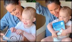 Meghan Markle-Harry Share Awwdorable Video of Baby Archie, Read 'Duck! Rabbit!' to Fund COVID-19 Affected Kids