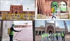 Sikh Community Win Hearts For Raising The Bar of Brotherhood And Peace Ahead of Eid 2020, Sanitise Jama Masjid in Delhi