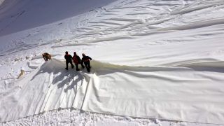 Glaciers in Italy Covered With Giant White Sheets to Slow Melting Caused by Global Warming, Pictures Emerge