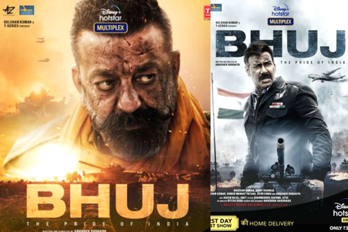 Bhuj: The Pride of India Movie Posters: Ajay Devgn And Sanjay Dutt ...